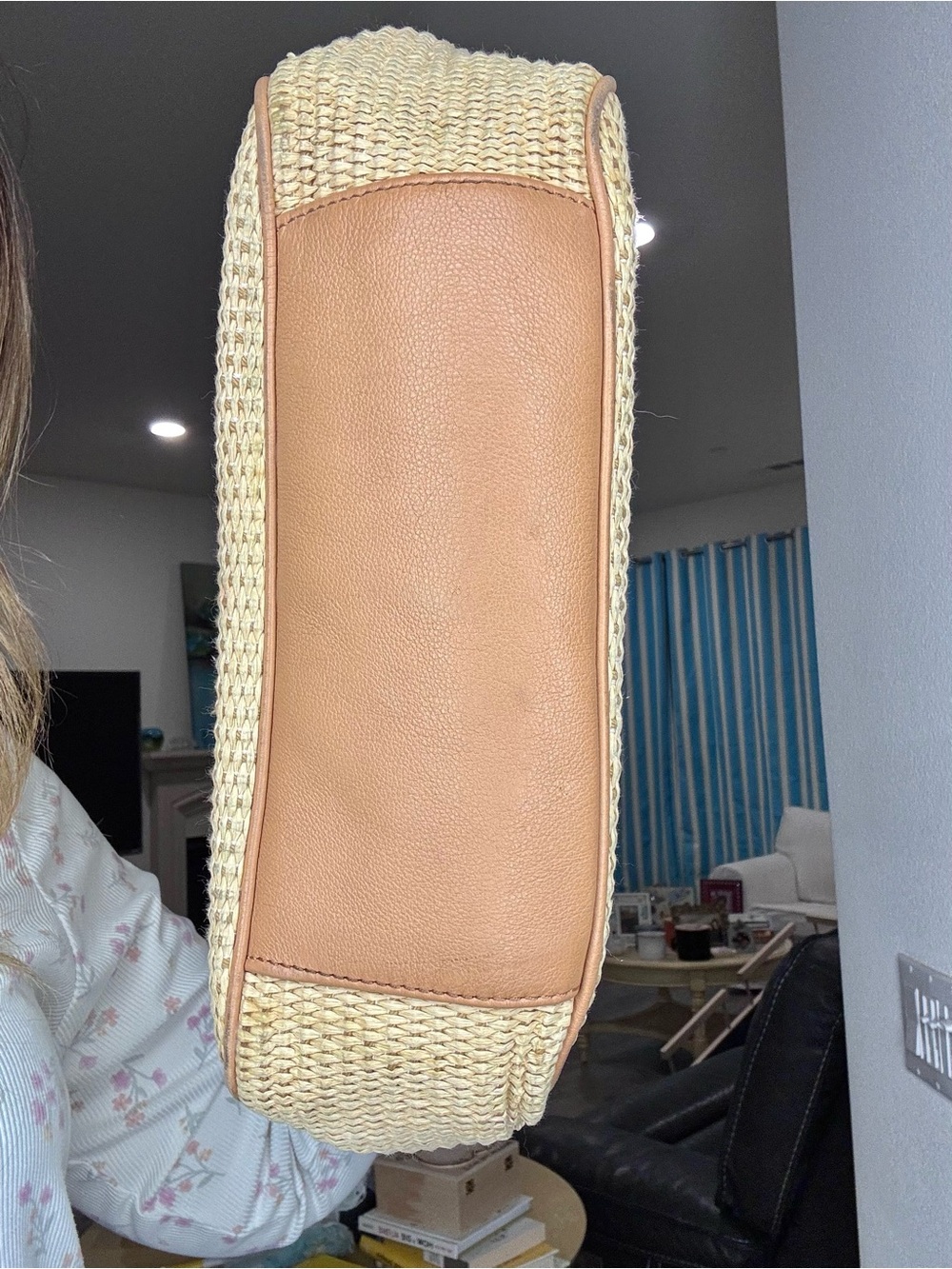 Tory Burch Raffia Straw Tote - Picture 10 of 14
